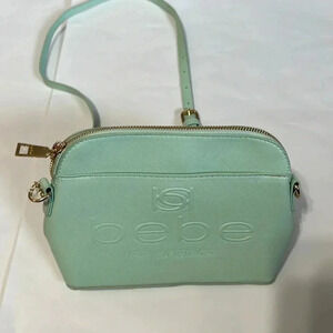 Bebe crossbody purse mint green color new without tags